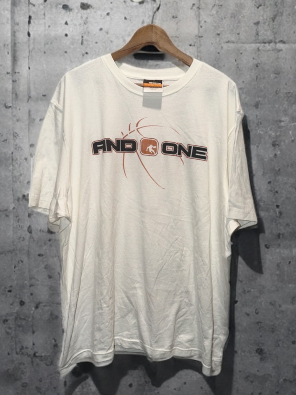 Vintage Y2K AND1 Basketball Graphic T Shirt XL Oversized 01 Back Hit